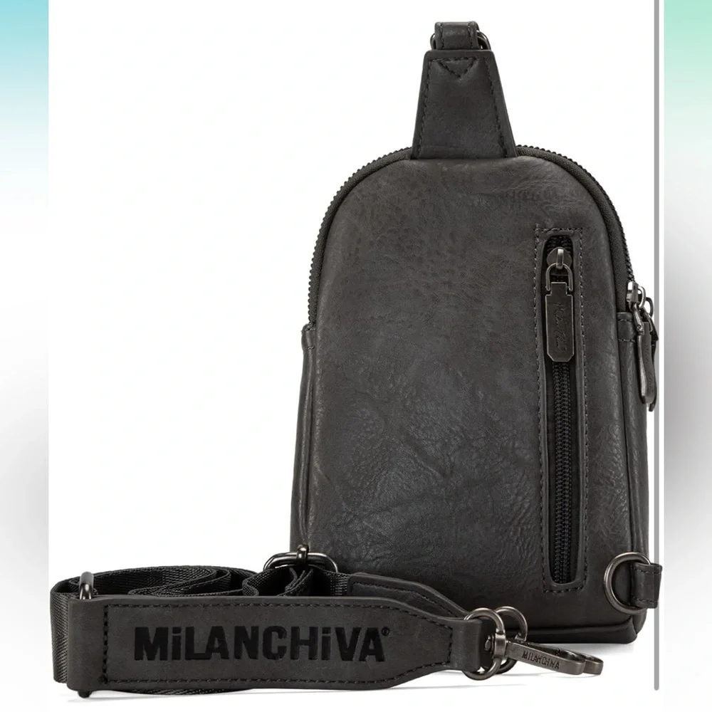 Dark grey sling bag - Picture 5 of 7